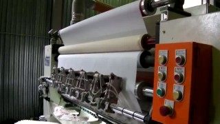 Модель CR-228х6 -  высокоскоростная машина для производства однослойных бумажных полотенец  и лицевых салфеток вакуумног