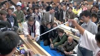 Соревнования по строганию древесины в Японии - Финал