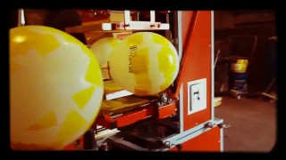 Printing on balloons Печать на шарах Drukowanie na balony Impresión en los globos