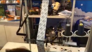 Двухигольная промышленная швейная машина GOLDEN WHEEL CS-8172 для настрачивания ленты