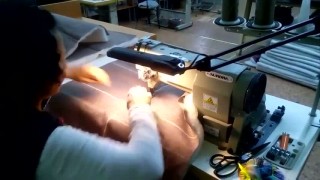 Двухигольная промышленная швейная машина для сверхтяжелых материалов AURORA A-878